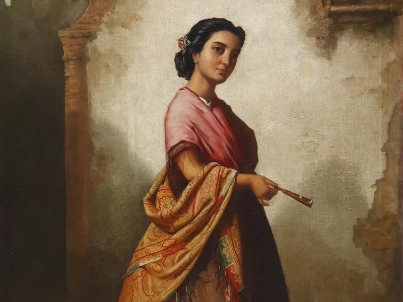 1840-Rosendo Fernández y Rodriguez - Signora sivigliana
